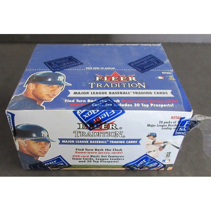 2001 Fleer Tradition Baseball Box (Retail) (20/10)