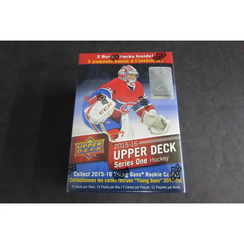 2015/16 Upper Deck Hockey Series 1 Blaster Box (12/5)