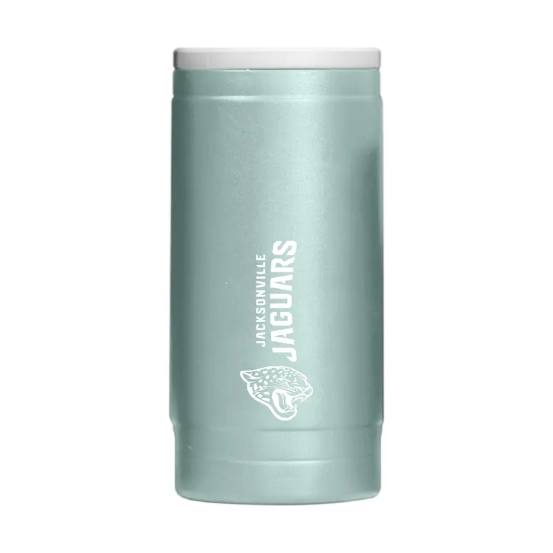Jacksonville Jaguars  Vertical Powder Coat Slim Can Coolie