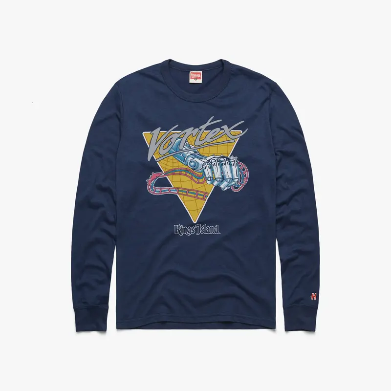Vortex Kings Island Long Sleeve Tee