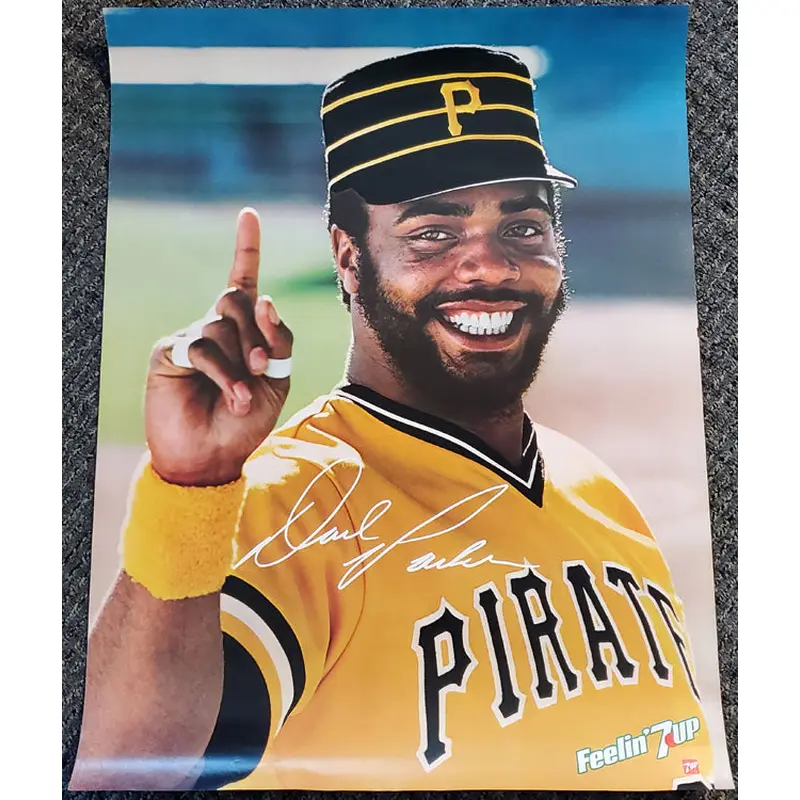 Dave Parker "Feelin' 7-Up" Pittsburgh Pirates Vintage Poster - 7-Up 1980