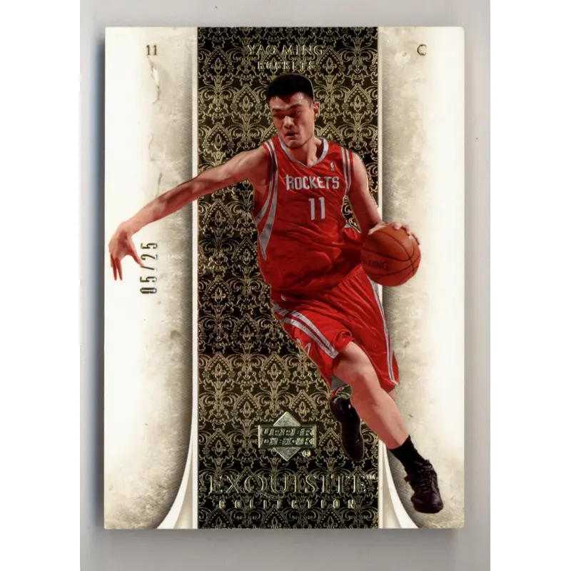Yao Ming 2005-06 Exquisite Collection Gold #14 05/25