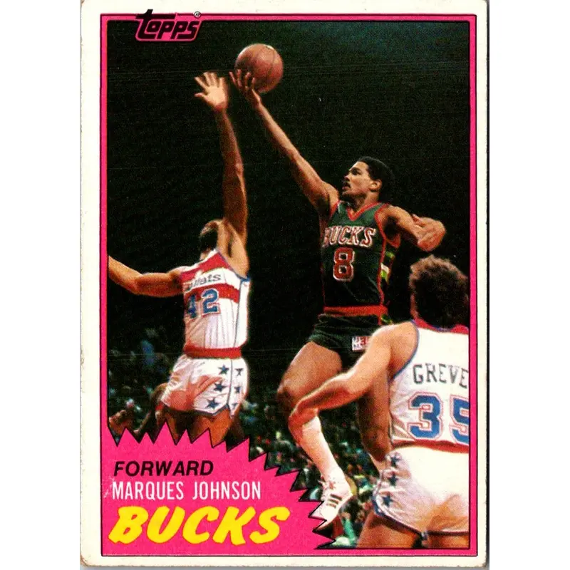 1981 Topps Marques Johnson #24