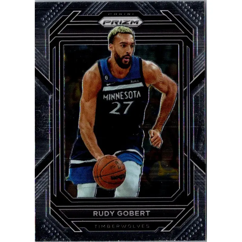 2022 Panini Prizm Blue Rudy Gobert #67
