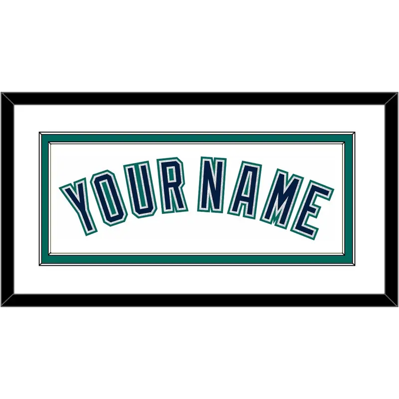 Seattle Name - Home White - Double Mat 2