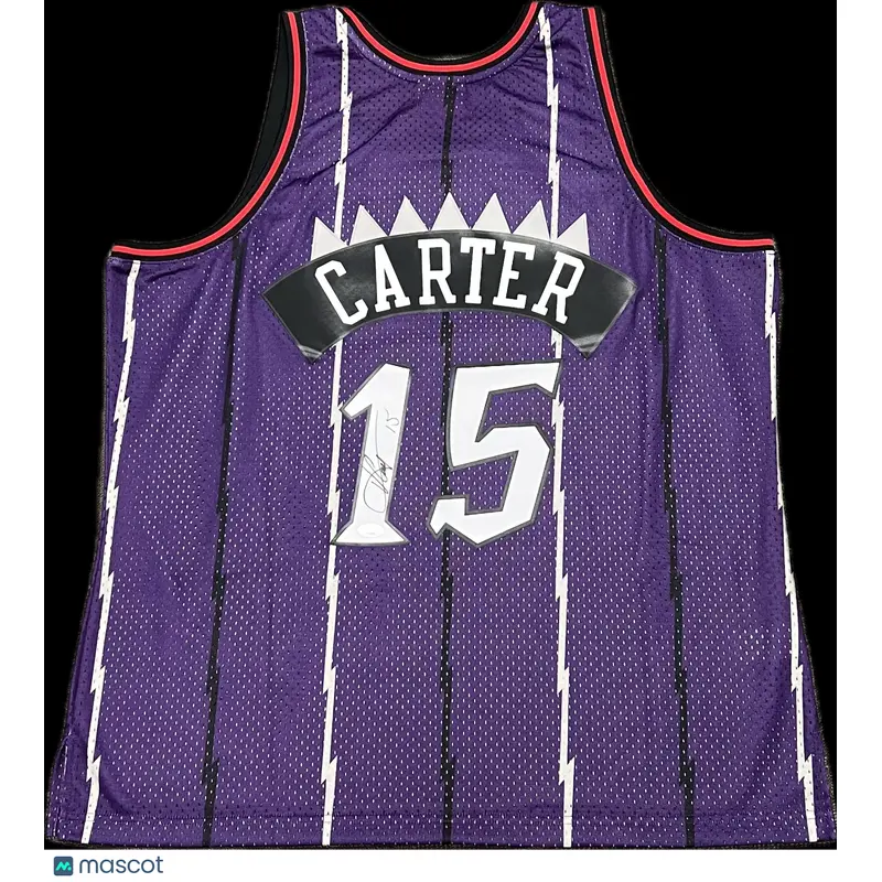 Vince Carter Signed Jersey JSA Toronto Raptors Autographed