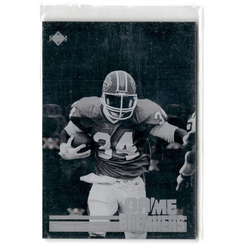 1991 Upper Deck Game Breaker Holograms Thurman Thomas #GB2