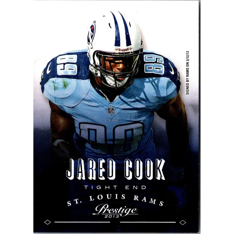 2013 Panini Prestige Jared Cook #159