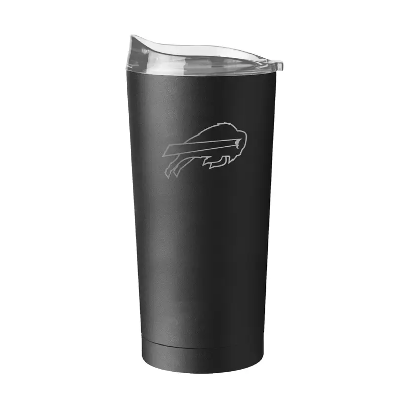 Buffalo Bills 20oz Black Powder Coat Tumbler