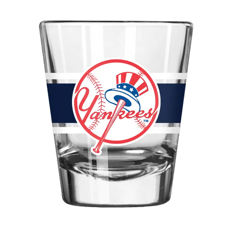 New York Yankees 2oz Stripe Shot Glass