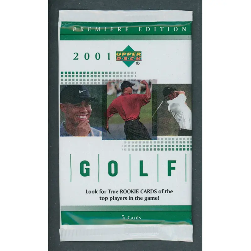 2001 Upper Deck Golf Unopened Pack (Hobby)