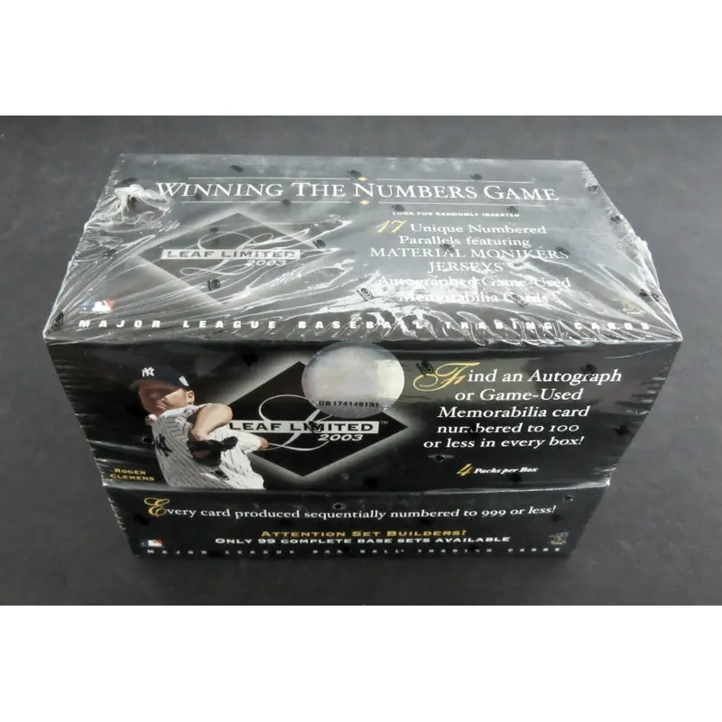 2003 Leaf Limited Baseball Box (Hobby)