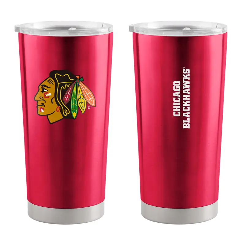 Chicago Blackhawks 20oz Gameday Stainless Steel Tumbler
