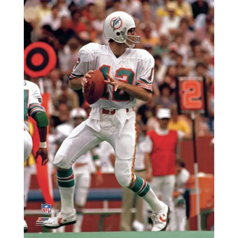 Bob Griese Miami Dolphins Classic (1970s) Premium Poster Print - Photofile Inc.