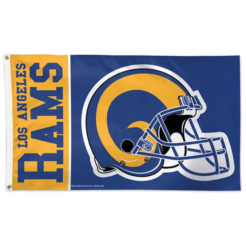 Los Angeles Rams Classic-Style Giant NFL Football Deluxe 3'x5' FLAG - Wincraft
