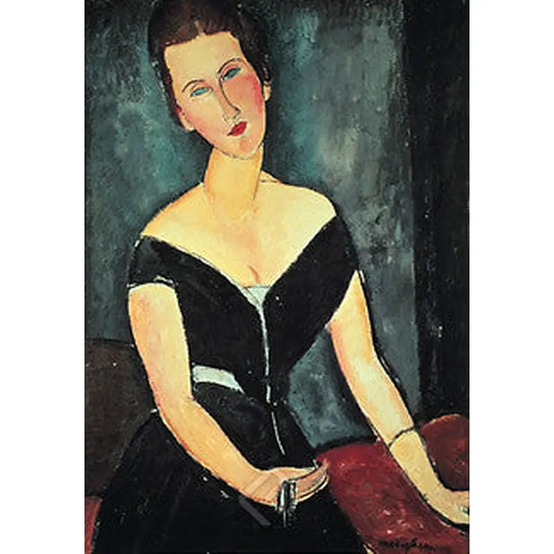 Madame G. Van Muyden (1917) by Amadeo Modigliani - Eurographics