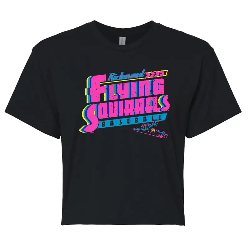 Richmond Flying Squirrels Women's Sprig Vice Crop Tee