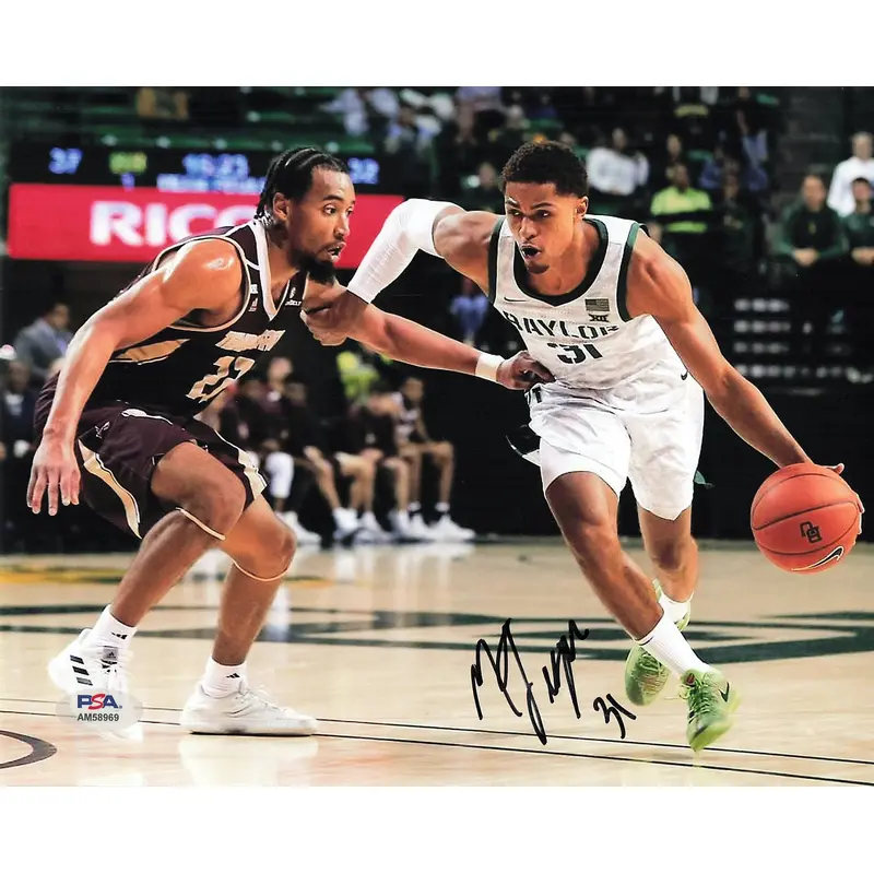 MaCio TEAGUE signed 8x10 photo PSA/DNA Baylor Autographed