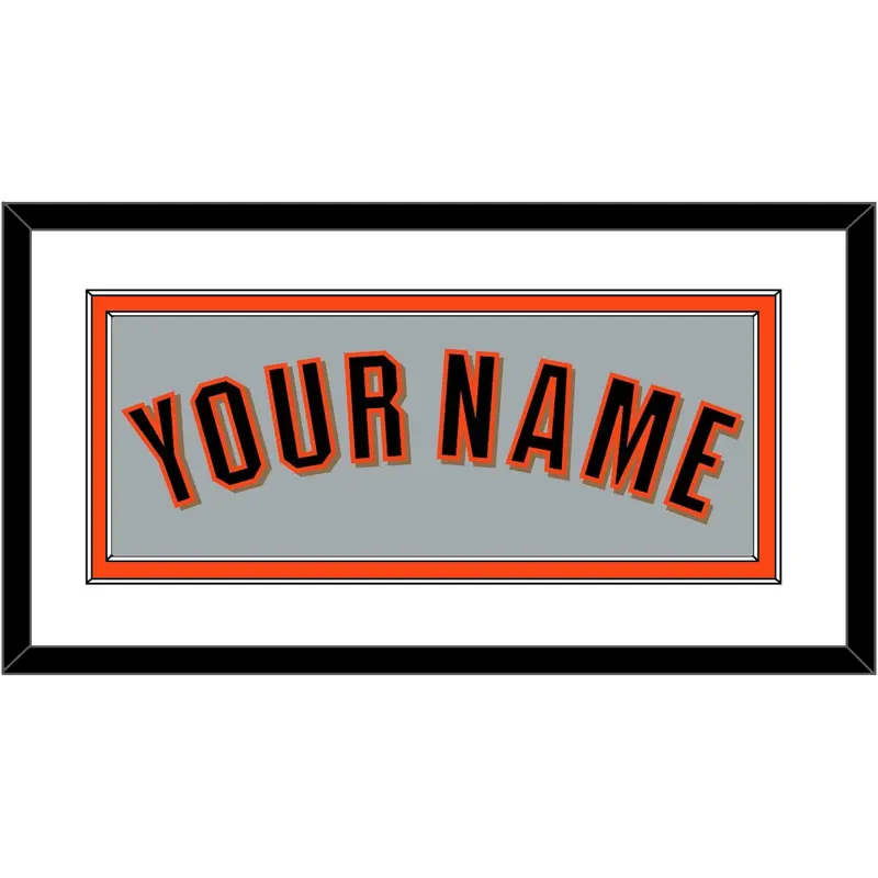 San Francisco Name - Road Gray (2022-2023) - Double Mat 1