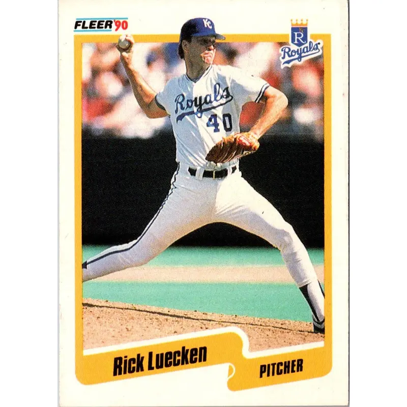 1990 Fleer Rick Luecken #113 Rookie