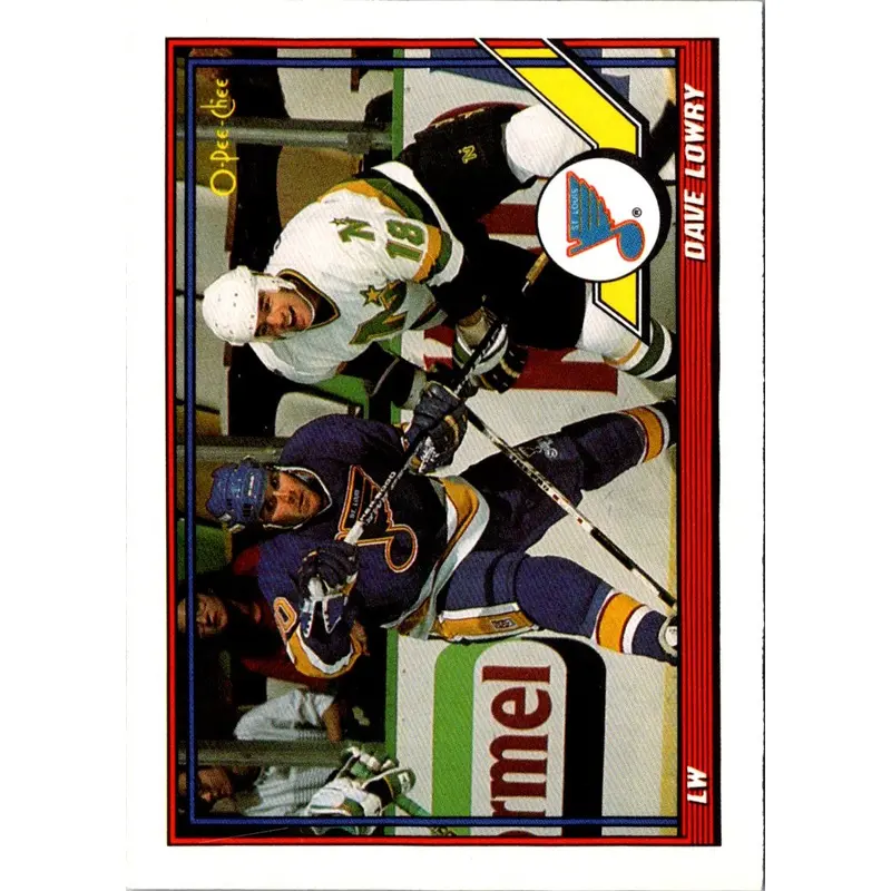 1991 O-Pee-Chee Dave Lowry #180