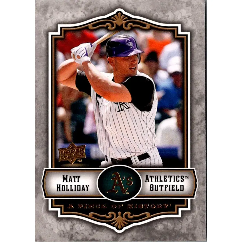 2009 Upper Deck A Piece of History Matt Holliday #30