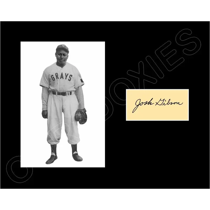 Josh Gibson Matted Photo Display 8X10 - Homestead Grays - 369