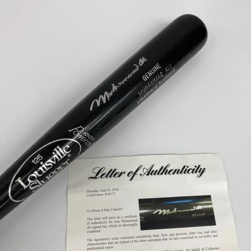 Muhammad Ali Signed Autographed Game Model Baseball Bat PSA DNA COA RARE