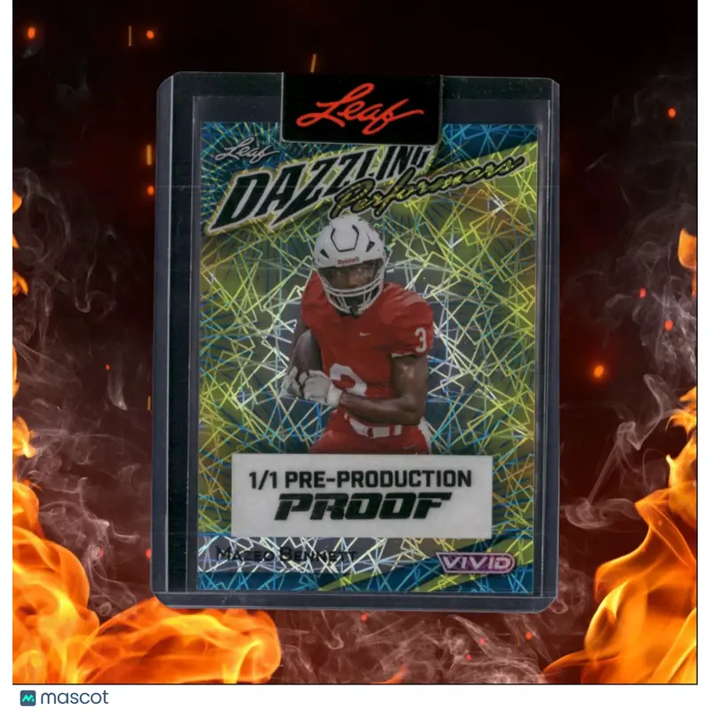 2024 Leaf Vivid Mazeo Bennett Dazzling Performers Pre-Production Proof 1/1