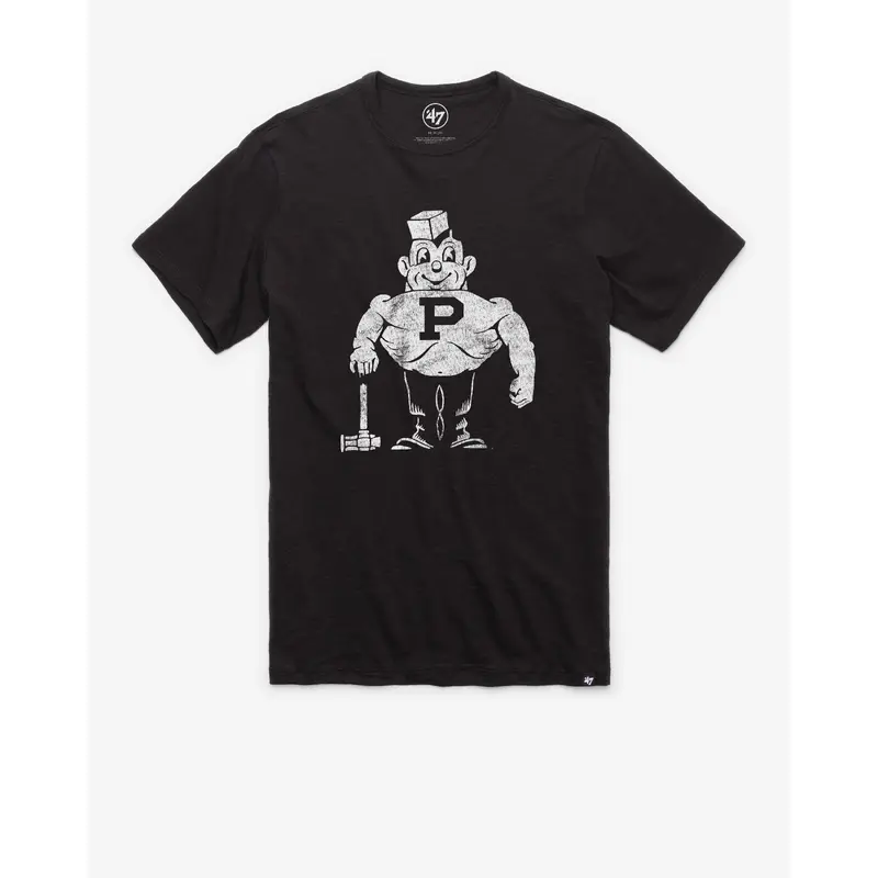 PURDUE BOILERMAKERS VINTAGE GRIT '47 SCRUM TEE