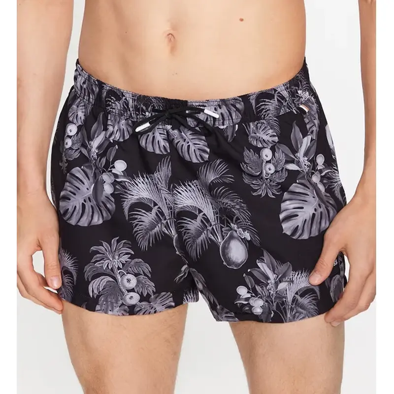 HUGO BOSS SHORTS SALMON MULTICOLOR 50469328001