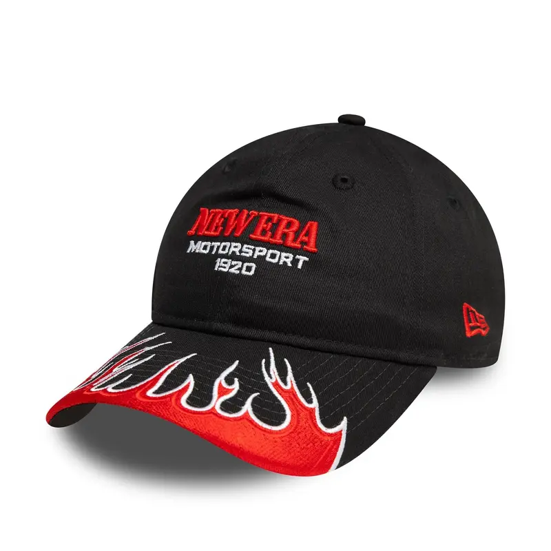 Womens New Era Flame Visor Black 9TWENTY Adjustable Cap