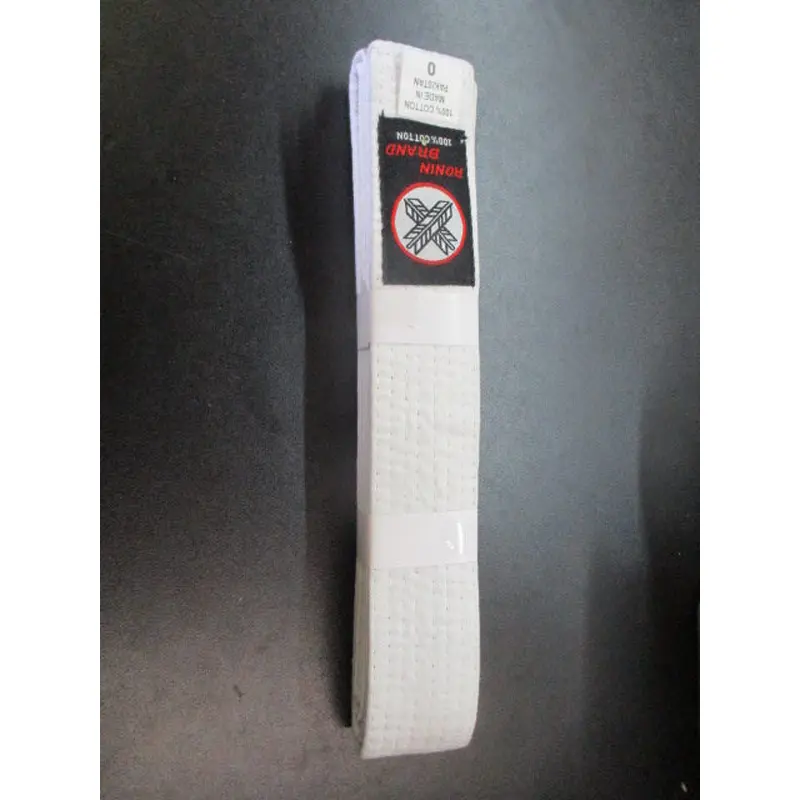 Used Robin Brand 100% Cotton White Karate Belt Size 0