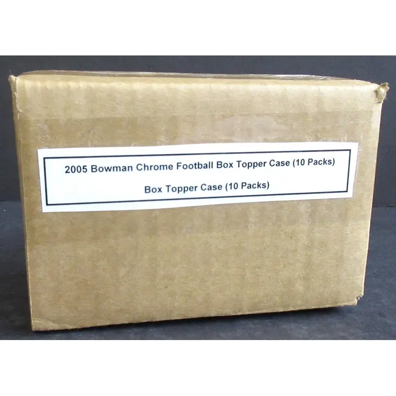 2005 Bowman Chrome Football Topper Case (10 Packs)