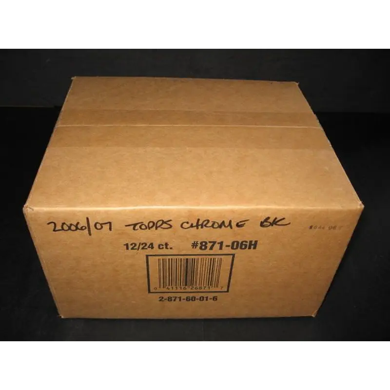 2006/07 Topps Chrome Basketball Case (Hobby) (12 Box)