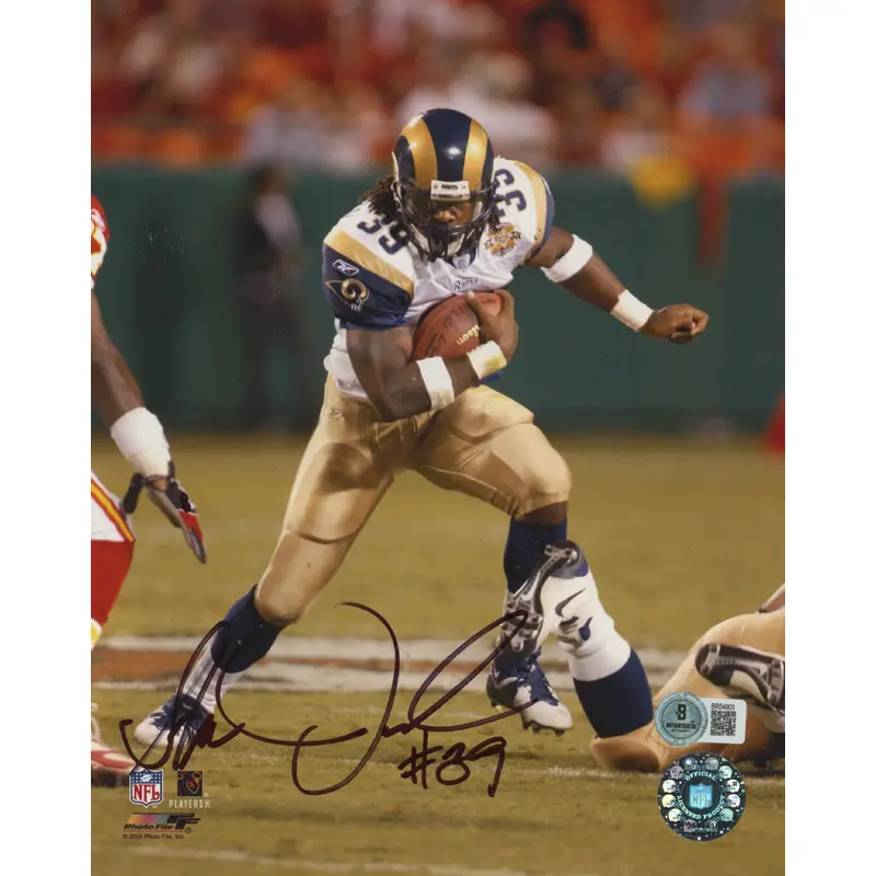 Rams Stephen Jackson #39 Authentic Signed 8x10 Photo Autographed BAS #BR54903