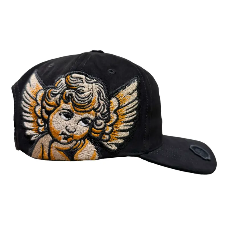DIEZ-CU4TRO HATS MENS BLACK SNAPBACK ANGELS 10-4ANGELS BLK