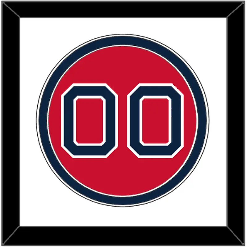 Boston Number - Alternate Red - Double Mat 1