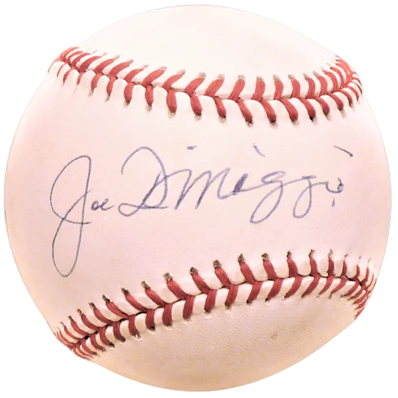 Joe DiMaggio Autographed Official AL Baseball - JSA Full Letter