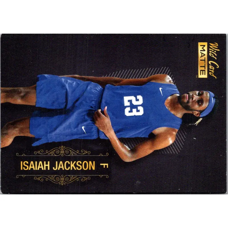 2022 Wild Card Matte Isaiah Jackson #MB-27