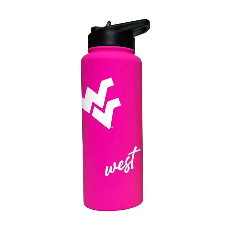 West Virginia 34oz Electric Bold Soft Touch Quencher