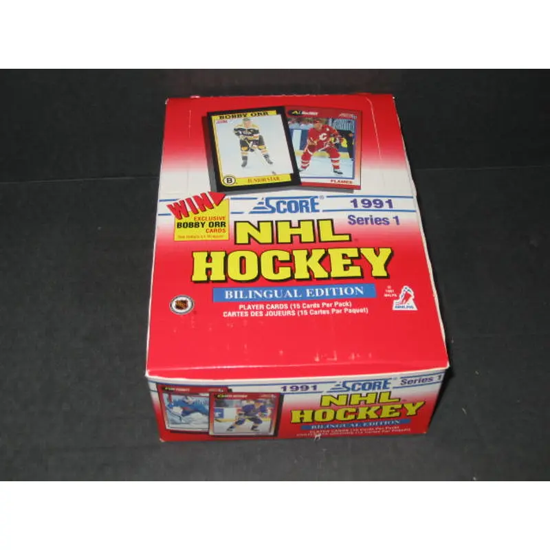1991/92 Score Hockey Series 1 Box (Can/Bi)