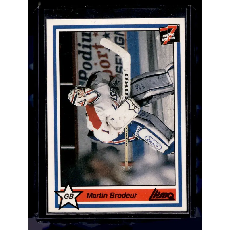 1990-91 7th Inning Sketch LHJMQ - Martin Brodeur #222 RY