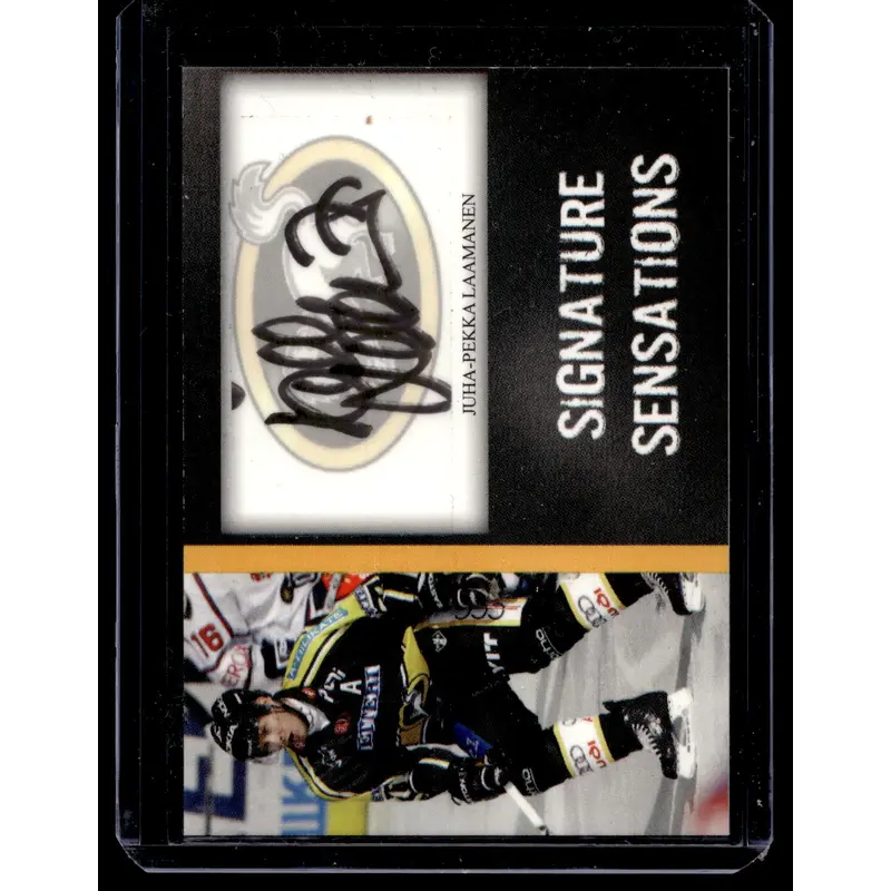 2007-08 Cardset Signature Sensations - Juha-Pekka Laamanen /85