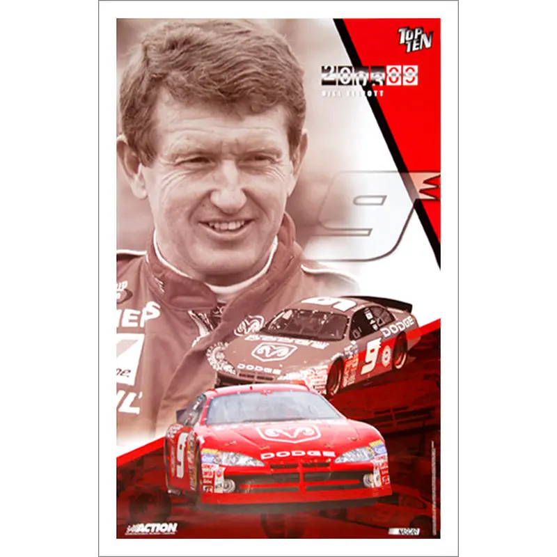 Bill Elliott "Top Ten 2003" NASCAR Racing Premium Poster - Action Collectables
