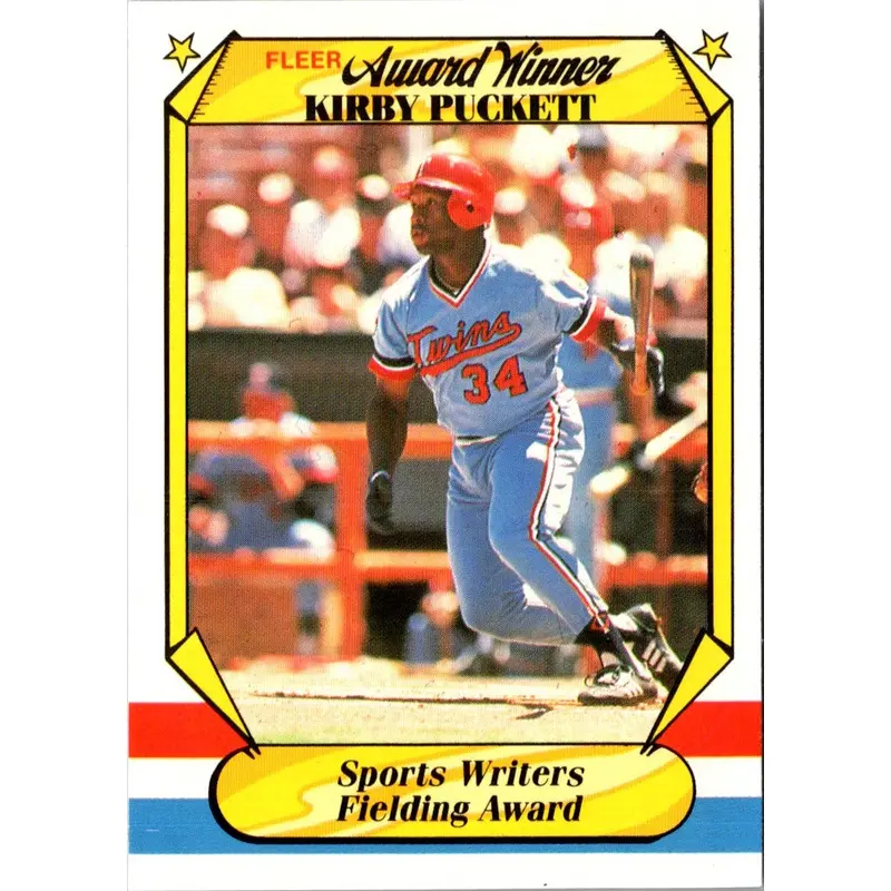 1987 Fleer Award Winners Kirby Puckett #30