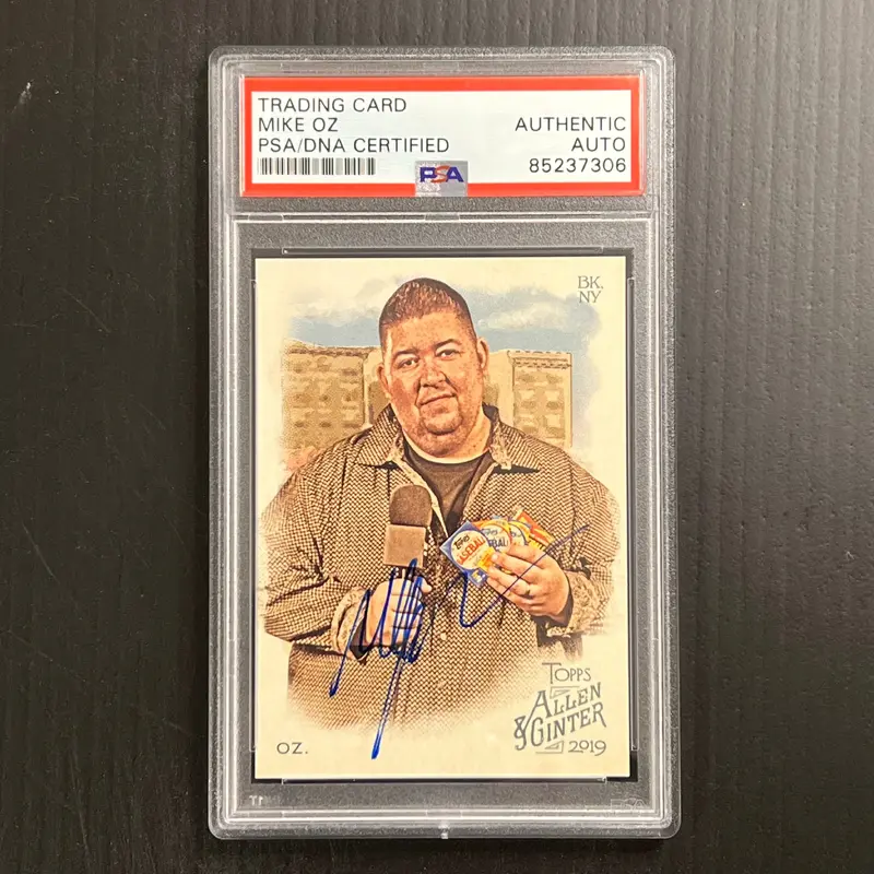 2019 Topps Allen & Ginter Mike Oz Signed Card AUTO PSA Slabbed