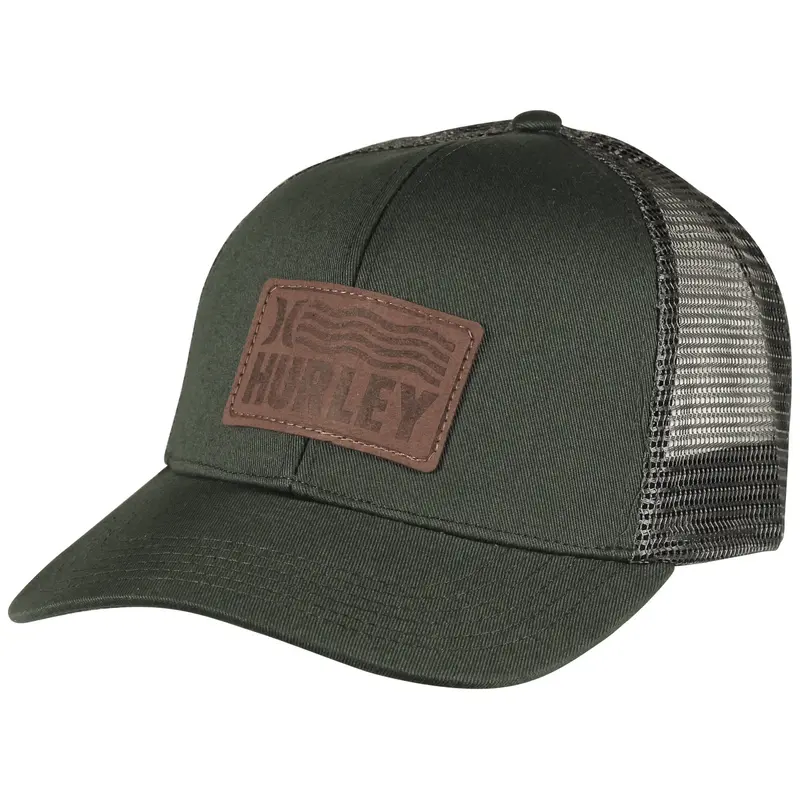 HURLEY WAVES TRUCKER FADED OLIVE SNAPBACK HIHM0080 397