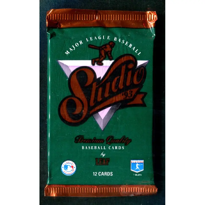 1993 Leaf Studio Baseball Pack (12)