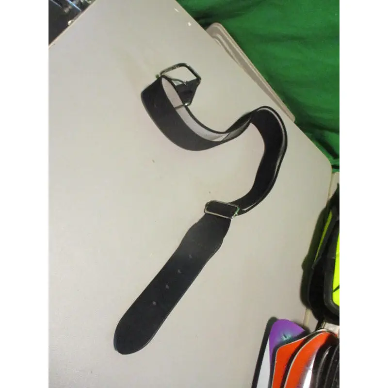 Used All Star Black Adult Baseball Belt
